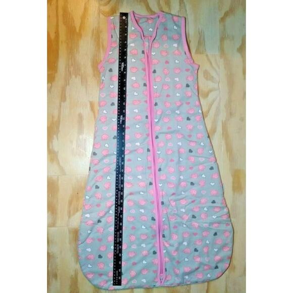 Slumbersac Pink Elephants/Grey/White Size 2. 6-18 months Adorable! - FAST SHIP! - Picture 4 of 4